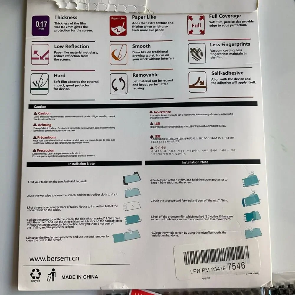 bersem 2nd Generation Paper-Like Film for ipad 11 inch (2018-2020)